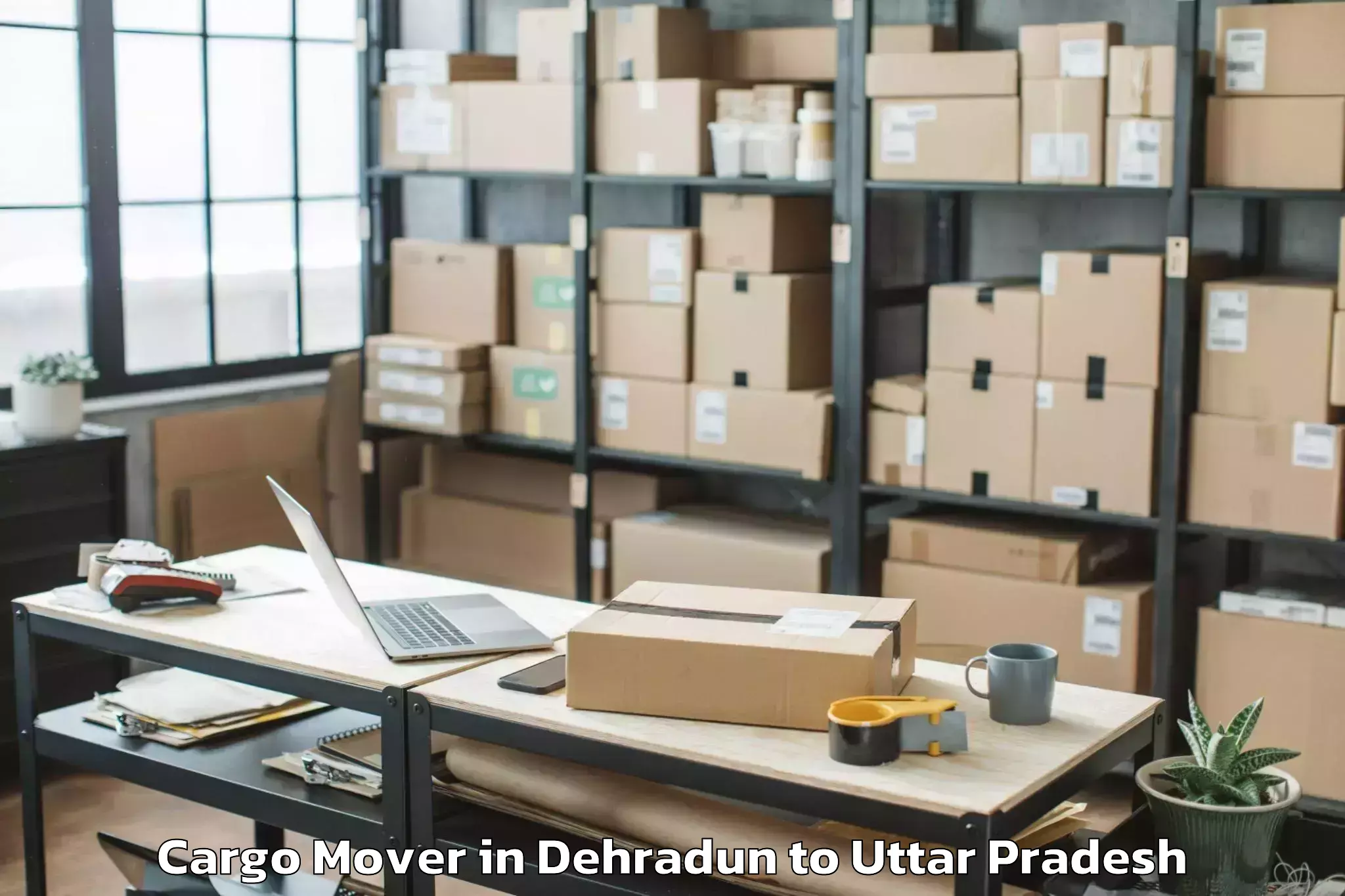 Book Dehradun to Maudaha Cargo Mover Online